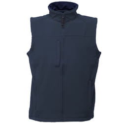 Regatta Mens Flux Softshell Bodywarmer / Sleeveless Jacket Water Repellent And Wind Resistant - L, Navy /Navy