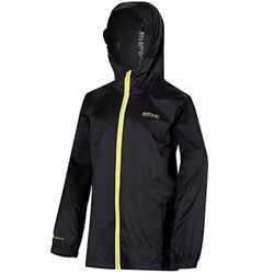 Regatta Great Outdoors Childrens/Kids Pack It Jacket III Waterproof Packaway Black - 2 Years, Black