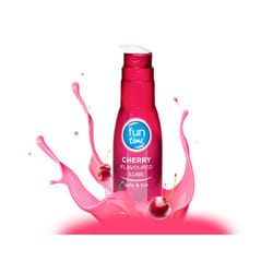Fun Time Lube Lubricant Water Based Gel Edible Sex - Cherry