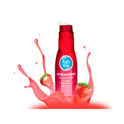 Fun Time Lube Lubricant Water Based Gel Edible Sex - Strawberry