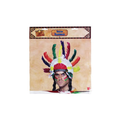 Smiffys Unisex Native American Inspired Headdress -  indian headdress fancy mens native costume accessory feather