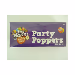 Box Of 12 Celebration Party Poppers - Wedding Birthday Hen Stag Accessory - Party Poppers Wedding Birthday Celebration Hen St ...
