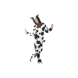 Smiffy's Children's Unisex All In One Cow Costume, Jumpsuit With Tail And Ears, -  costume dress fancy cow animal boys girls kids book week childrens