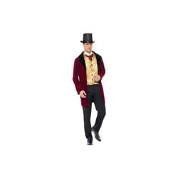 Smiffy's Adult Men's Edwardian Gent Deluxe Costume, Jacket, Mock Waistcoat And -