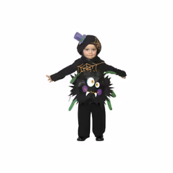 Smiffy's Toddler's Crazy Spider Costume, Tabard & Hood, Ages 3-4, 35650 -  spider costume crazy halloween fancy dress toddler ...