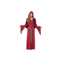 Smiffy's Adult Women's High Priestess Costume, Dress, Attached Belt And Hooded -  costume fancy dress priestess ladies high medieval game thrones