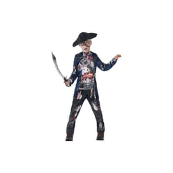 Smiffy's Children's Jolly Rotten Pirate Boy, Top, Trousers And Hat, Serious -