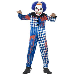 Kids Deluxe Sinister Clown Costume | Halloween - Large