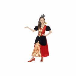Smiffy's Children's Miss Hearts Costume, Dress & 3d Felt Crown, Ages 4-6, -