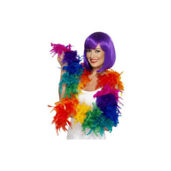 Smiffy's 43517 80 G Feather Boa (one Size) - Fancy Dress 80 Smiffys Costume -  feather boa fancy dress 80g smiffys costume rainbow multi coloured