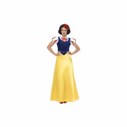 Smiffy's Women's Princess Snow Costume, Dress, Collar And Headband, Wings And - costume snow princess dress fancy ladies wom ...