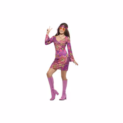 Smiffy's Women's 1960's Woodstock Hippie Chick Costume (small) - Fancy Dress -  costume hippie fancy dress woodstock hippy ch ...