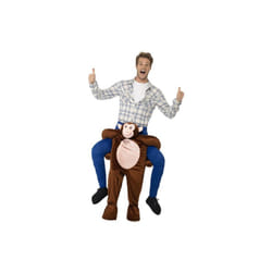 Smiffy's 24650 Piggyback Monkey Costume (one Size) -  fancy dress costume monkey adult ride piggyback animal stag outfit adults cow horse mens zoo