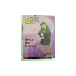 10-12 Years Girls World War Ii Evacuee Costume -  evacuee dress fancy costume war world girl ww2 girls ii book week kids 1940s child day