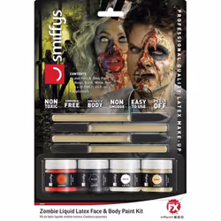 Horror Zombie Liquid Latex Kit, ASSORTED