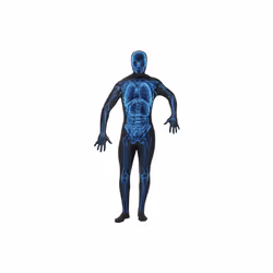 Smiffy's Costume Scheletero Raggi X L - costume second skin fancy xray dress suit mens adult halloween body outfit skeleton ...