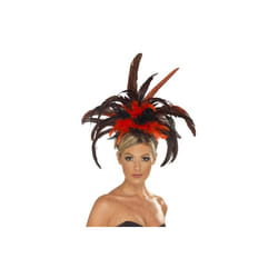 Smiffy's Burlesque Headband With Feather Plumes -  burlesque headband feather fancy dress plumes smiffys