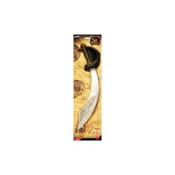 Smiffys Unisex Eyepatch And Pirate Sword - Fancy Dress Cutlass Accessory New -  pirate eyepatch sword fancy dress smiffys cutlass accessory new