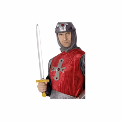 Smiffy's Straight Hilt Sword Knights, 65cm - Knights Fancy Dress Medieval - sword knights fancy dress medieval accessory men ...
