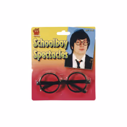 Smiffys Male School Boy Specs - Glasses Fancy Dress School Black Accessory New -  glasses fancy dress schoolboy specs black a ...
