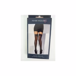 Black Fishnet Stockings With Lace Top -  black fishnet lace stockings fancy dress hold ladies sexy ups tops holdups costume n ...