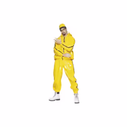 Smiffy's Rapper Costume, Medium - rapper costume fancy dress mens ali g suit outfit gangster yellow