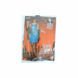 Medium Ladies Teal Flirty Flapper Costume -  costume flapper dress fancy ladies flirty 1920s outfit charleston smiffys