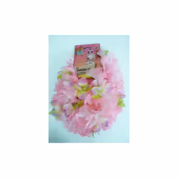 Pink Hawaiian Garland Set - Fancy Dress Luau Party Beach Lei Smiffys Accessory - hawaiian pink set fancy dress garland luau ...