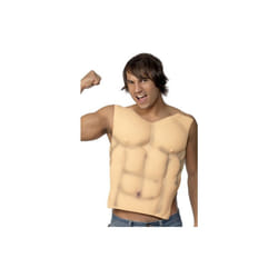 Smiffy's Men's Muscle Chest , Flesh, Eva, One Size, 2256 -  chest fancy dress mens male eva muscle comedy costume accessory adult