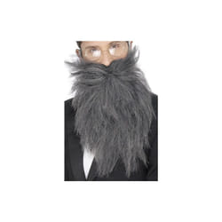 Smiffy's Men's Long Beard, Grey, One Size, 22834 -  beard long grey smiffys tash mens one size 22834