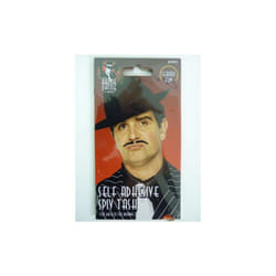 Black Spiv Tash, Black, Self Adhesive -  black spiv tash fancy dress gangster moustache 1920s accessory mens