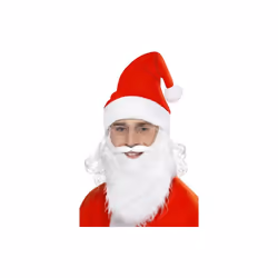 Santa Claus Dress Up Kit - dress santa kit up beard hat glasses smiffys christmas mens hair one size father wig fancy