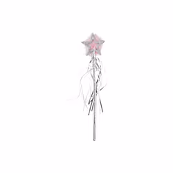 Smiffy's Star Wand Silver Marabou And Tinsel - Fancy Dress Accessory Fairy - wand star fancy dress accessory fairy smiffys c ...