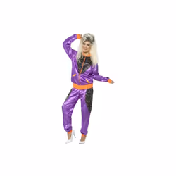 Smiffy's 43080x1 Retro Shell Suit Ladies Costume (x-large) - Fancy Dress 80s - retro shell suit fancy dress costume 80s wome ...