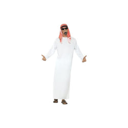 Smiffy's Adult Men's Arab Costume, Long Tunic And Headdress, Around The World, -