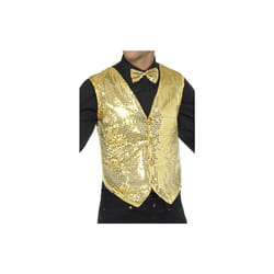 Smiffy's 42937s Sequin Waistcoat (small) - Fancy Dress Cabaret Adults Costume -  sequin waistcoat fancy dress cabaret adults costume accessory new