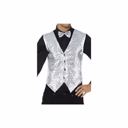 Smiffy's 42938l Sequin Waistcoat (large) - Mens Fancy Dress Carnival Cabaret - sequin waistcoat mens fancy dress carnival ca ...
