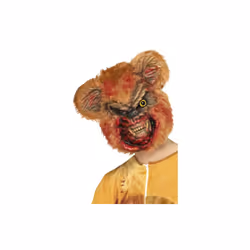 Smiffy's 46992 Zombie Teddy Bear Mask (one Size) -  zombie mens fancy dress halloween animal costume accessory teddy bear mas ...
