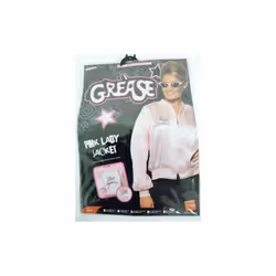 Medium Women's Pink Lady Costume - Grease Pink Lady Jacket Fancy Dress Costume Medium 12-14