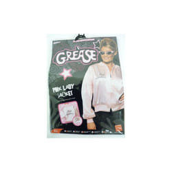Medium Women's Pink Lady Costume - Grease Pink Lady Jacket Fancy Dress Costume Medium 12-14