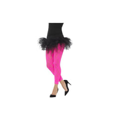 Smiffy's 45130 80s Lace Leggings -  lace leggings neon ladies 1980s adults disco fancy dress accessory pink diva womens costume
