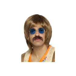 Smiffy's 45169 60's Hippie Kit (one Size) - Dress Wig Fancy Mens 60s 1960s -  dress wig hippie fancy mens 60s 1960s groovy adult costume kit hippy