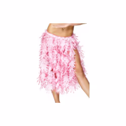 Smiffy's Hawaiian Leaf Skirt - Pink - hawaiian skirt hula pink leaf beach party fancy dress 28966 ladies accessory one size ...