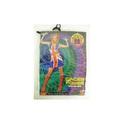 Medium 90's Union Jack Dress -  dress ginger spice jack costume union fancy ladies 90s girls power outfit womens 1990s