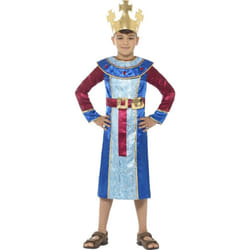 King Melchior Costume, Christmas Children's Fancy Dress, Large Age 10-12