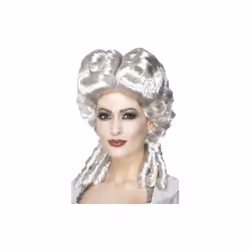 Smiffy's 45087 White Marie Antoinette Wig -  marie antoinette wig ladies fancy dress baroque costume white adults accessory f ...