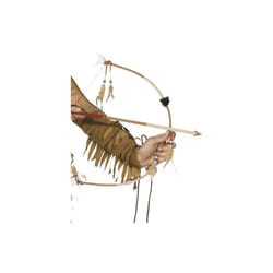 Smiffy's Feathered Indian Bow And Arrow Set Deluxe - Fancy Dress Accessory -  bow arrow set feathered indian fancy dress accessory smiffys indians