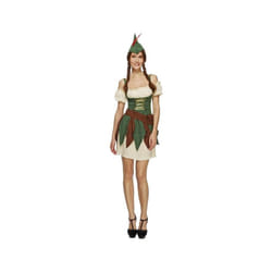 Fever Outlaw Warrior Costume Green - Medium