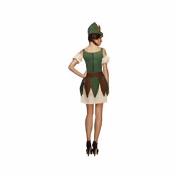 Fever Outlaw Warrior Costume Green - Medium