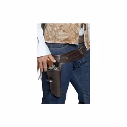 Authentic Western Gunman Belt & Holster, Fancy Dress (cowboys/indians) - - holster belt gunman western smiffys authentic wan ...